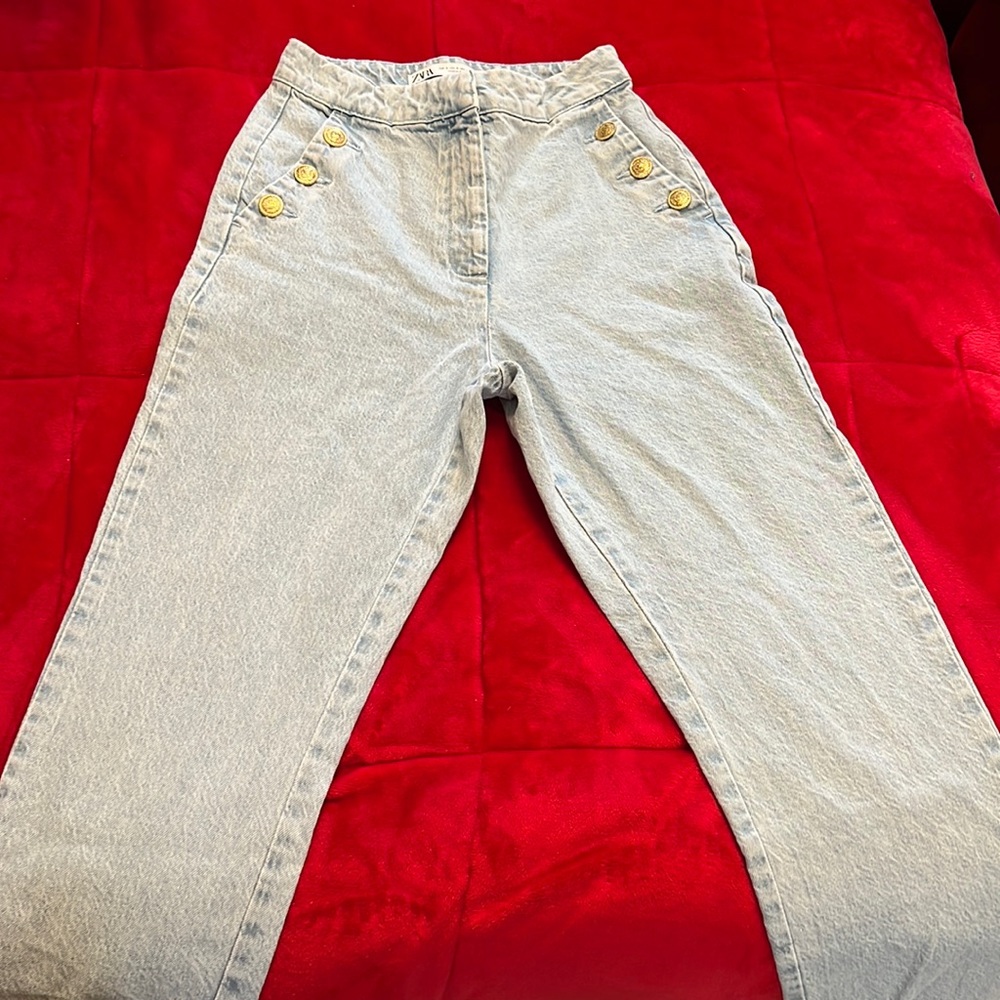 Zara straight cut jeans
